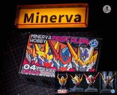 Set đầu head 1/100 MHEX HEADMASTER Vajra 04 Barbatos Wolverine - Minerva (+led)