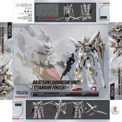Mô hình lắp ráp RG 1/144 AKATSUKI Oowashi Unit Titanium Finish Plated gold & white - RG41A Gaogao