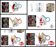 Móc khóa gundam có led SD Mecha Head Key Chain (rx78, unicorn, freedom, aerial,..)