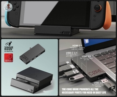 Dock xuất hình Savage Raven Skull & Co Jumpgate cho Nintendo Switch 2, Handheld gaming