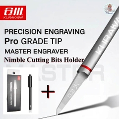 Tạo line detail Chisel 0.1-1.0mm KURAKAWA Master Engraver Knife X-Pro + Cán cao cấp