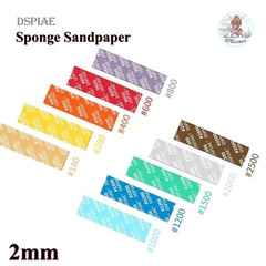 Nhám xốp cắt sẵn DSPIAE dày 2mm set 5pcs Sponge Sandpaper 180~2500#