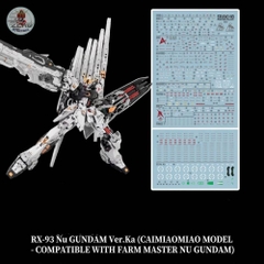Decal nước MG NU Rx93 meow Water sticker