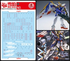 Decal nước MG Wing Gundam Ver.Ka - FS (Flaming Snow)