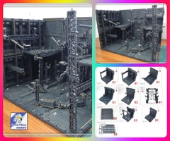 Mô hình sa bàn Domain Base CG Set 10 bộ gundam Hangar