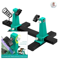 Giá đỡ kẹp hàn mạch, kẹp đế giữ mỏ hàn 360 độ Circuit board Adjustable Soldering Clamp Holder