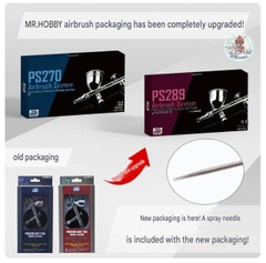 Bút sơn airbrush Mr hobby Ps289 PS290 PS270 0.2mm 0.3mm 0.5mm PROCONBOY PLATINUM