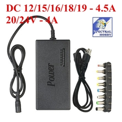 Nguồn DC Adapter 12v-24v 96W-100W laptop và các thiết bị điện DC Adjustable Portable