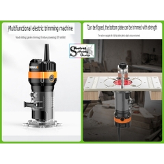 Dụng cụ KOMAX Máy khoan phay gỗ cầm tay cao cấp multi-function trimming machine woodworking tools