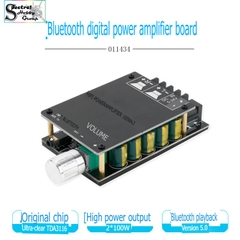 Mạch khuếch đại âm thanh Bluetooth 5.0 HIFI dual TPA3116D2 100W x2 High Power Digital Amplifier Stereo Board