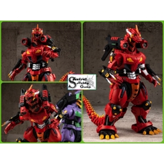 Mô hình lắp ráp AOSHIMA Godzilla vs Evangelion Mechagodzilla Type-3 Kiryu EVA 02 Color