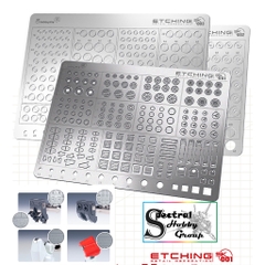 Phụ kiện mô hình Hobby Mio Decal detail etching decoration metal các loại SK001-004