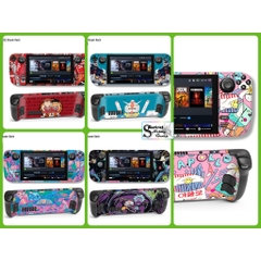 Decal skin dán cho máy Steam deck logo anime gundam game các loại