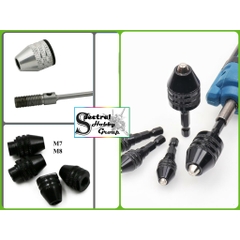 Dụng cụ Đầu kẹp giữ mũi khoan đa năng 0.3 - 6.5mm cho máy khoan mini grinding chuck drill