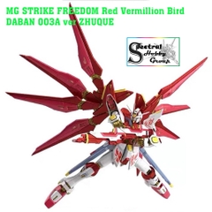 Mô hình lắp ráp MG 1/100 Strike Freedom Red Vermillion Bird ver ZHUQUE 003A daban (kèm decal)