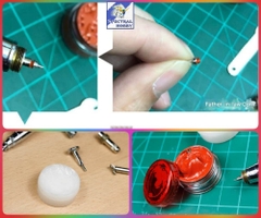 Dầu mỡ bôi bảo dưỡng sửa chữa bút sơn airbrush grease/seal oil maintenance and repair