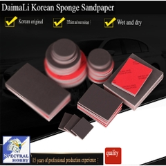Nhám xốp DAIMALI chà nhám đánh bóng 75*100mm sponge sandpaper Korean ULTRA FINE