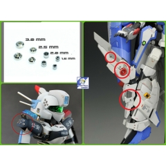 Phụ kiện Ốc lỗ kim loại metal part độ custom mô hình modified air vents armor cooling holes