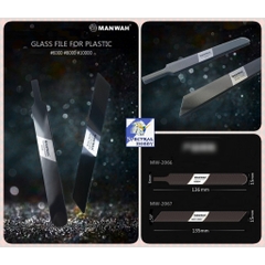 Dụng cụ MANWAH dũa siêu mịn MW-2066/2067 #6000-10000 Tempered Glass Polishing File plastic
