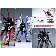 Phụ kiện mô hình EW cho MG HIRM 1/100 Flight unit back pack dragon dragonic red blue noir CALETVWLCH