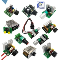 Bộ điều chỉnh tốc độ 400W 12v-40v 10A chiết áp điều tốc Mạch dimmer PWM DC MOTOR