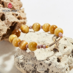 Vòng tay đá tự nhiên phối charm - Mẫu VC0175 - Ngọc Quý