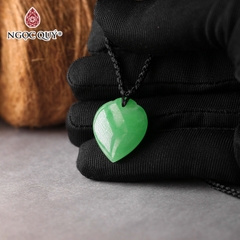 Mặt dây chuyền trái tim cẩm thạch