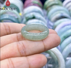 Nhẫn cẩm thạch - ngọc phỉ thúy du thanh nếp băng type A