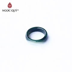 Nhẫn mã não xanh