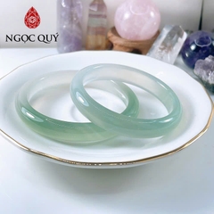 Vòng mã não - Vòng tay liền khối đá mã não uyên ương  - Ngọc Quý