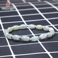 Vòng tay đá Cẩm thạch tự nhiên phối charm - Mẫu VC1087 - Ngọc Quý