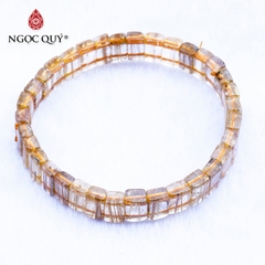 Vòng bản thạch anh tóc vàng