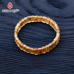 Vòng bản thạch anh tóc vàng