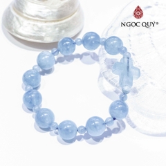 Vòng tay đá tự nhiên phối charm - Mẫu VC1141 - Ngọc Quý