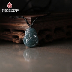 Mặt dây chuyền thần tài lam ngọc