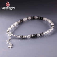 Vòng tay đá tự nhiên phối charm - Mẫu VC1145 - Ngọc Quý
