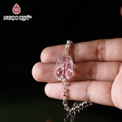 Lắc tay bạc tỳ hưu pha lê