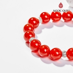 Vòng tay đá Thạch anh tự nhiên phối charm - Mẫu VC0136 - Ngọc Quý