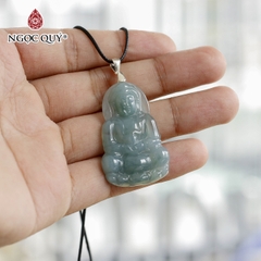 Mặt dây chuyền phật bà lam ngọc