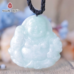 Mặt dây chuyền Phật Di Lặc đá cẩm thạch