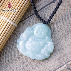 Mặt dây chuyền Phật Di Lặc đá cẩm thạch