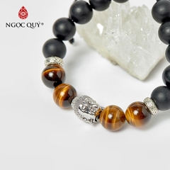 Vòng tay đá tự nhiên phối charm - Mẫu VC1012 - Ngọc Quý