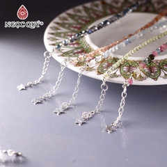 Vòng tay đá tự nhiên phối charm - Mẫu VC1145 - Ngọc Quý