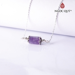 Vòng tay đá tự nhiên phối charm - Mẫu VC1255 - Ngọc Quý