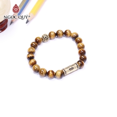 Vòng tay đá tự nhiên phối charm - Mẫu VC0916 - Ngọc Quý