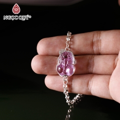 Lắc tay bạc tỳ hưu pha lê