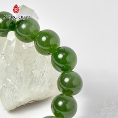 Vòng tay đá Ngọc bích tự nhiên phối charm - Mẫu VC0403 - Ngọc Quý