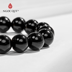 Vòng tay đá obsidian phối charm tỳ hưu tài lộc