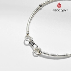 Vòng tay đá Thạch anh tự nhiên phối charm - Mẫu VC0131 - Ngọc Quý