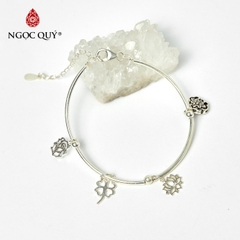 Vòng tay phối charm - Mẫu VC0968 - Ngọc Quý